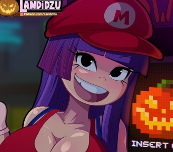 Halloween Gamer Girl (Glitch Tech) | Landidzu cover