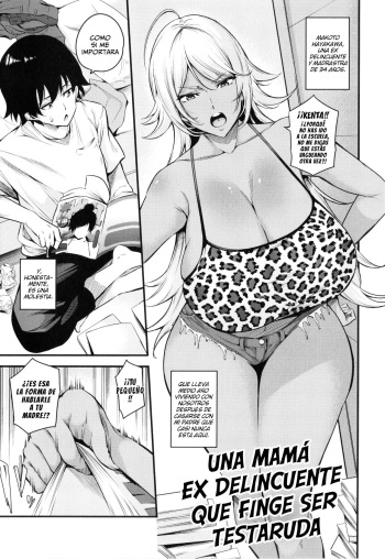 [Nasipasuta] Kōha Kidori no Moto Yan Mama | Una Mamá Ex Delincuente Que Finge Ser Testaruda (Mesutoiro) [Spanish] [Lo Hago por Diversión] cover