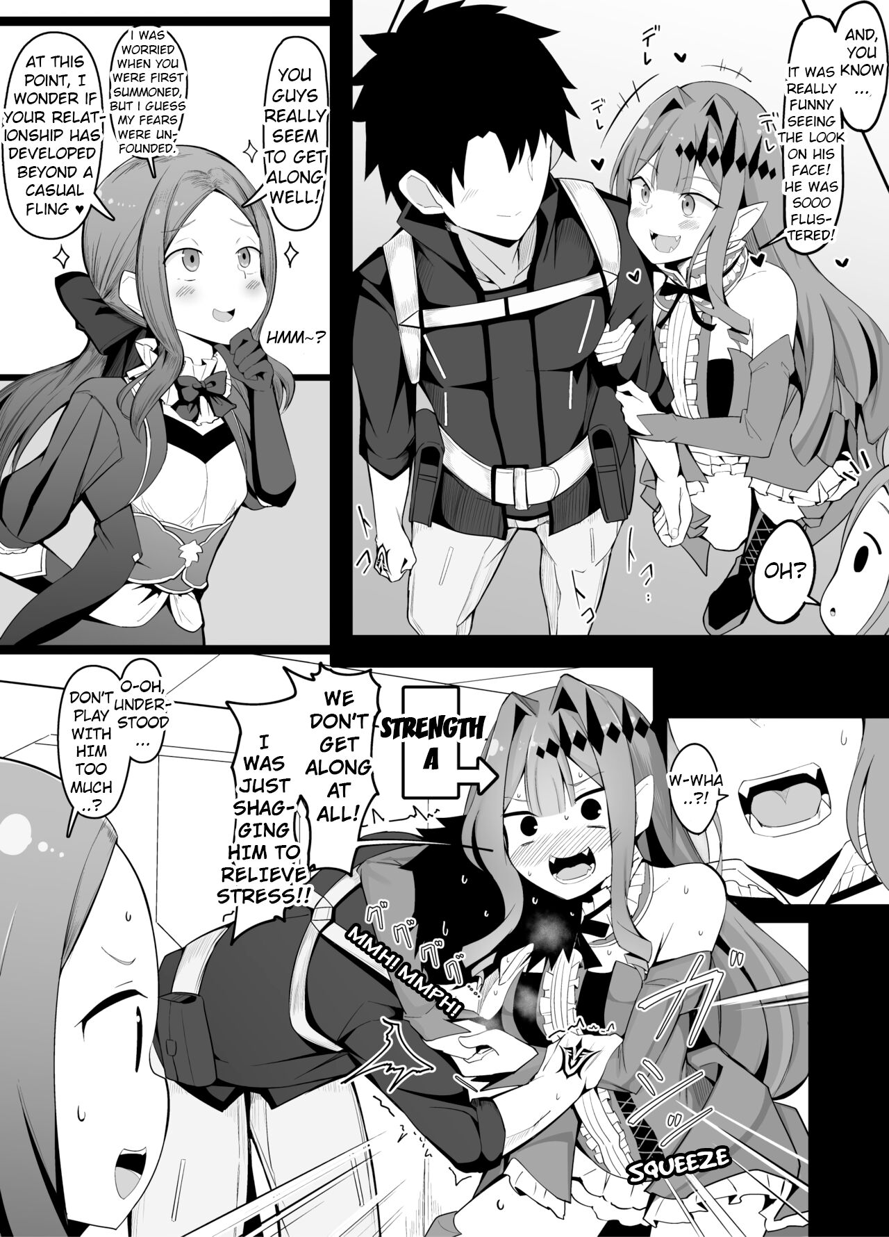 Deredere Shiteru no o Tanin ni Shirareru to Hazukashii Baobhan Sith-san | I'm Was Seen By Others Being Lovey-Dovey with Baobhan Sith-san page 1 full