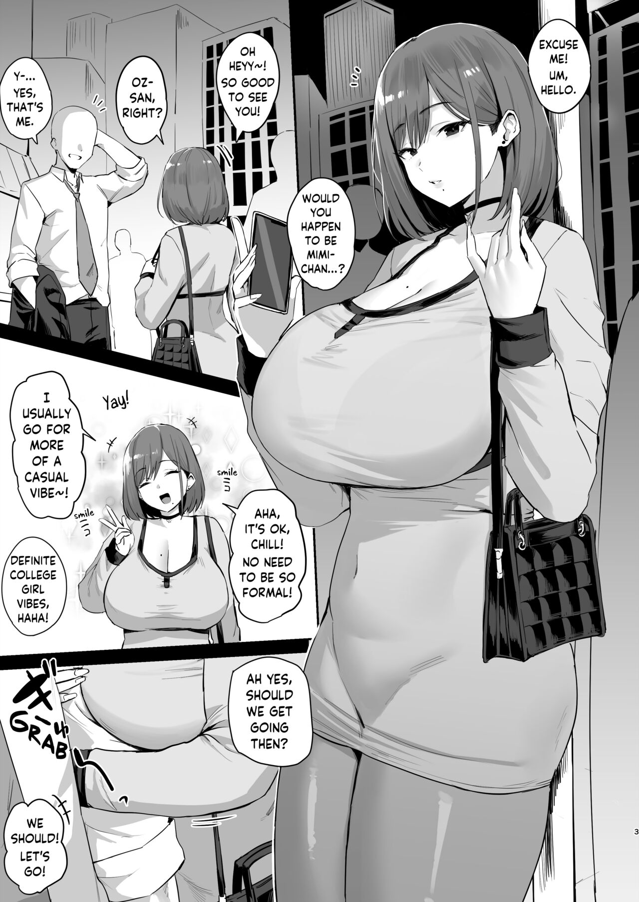 Papakatsu JD, Ochinpo Yuuryou Bukken o Mitsukeru. | College Sugar Baby - On the Market for Some Prime Daddy Dick page 3 full