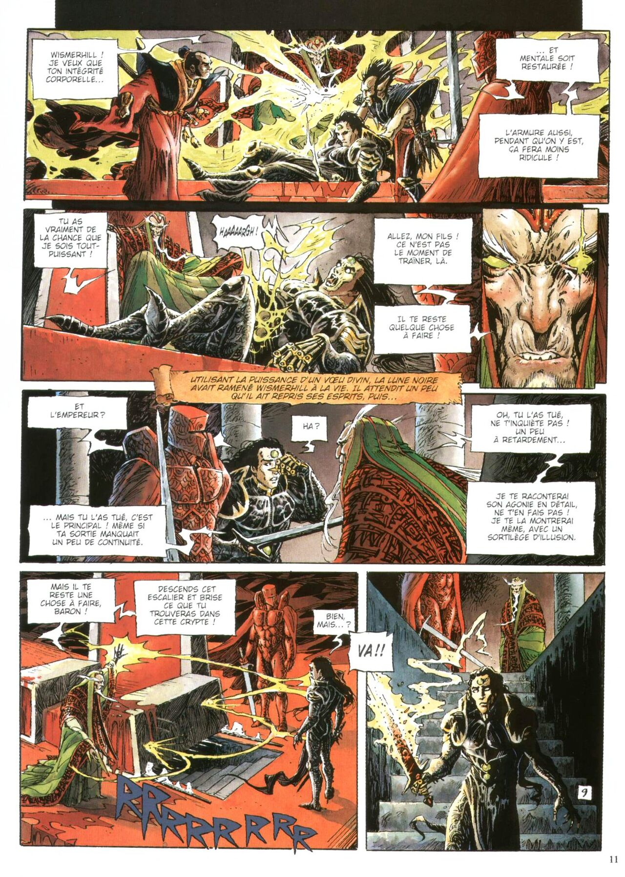 Chroniques De La Lune Noire - T11 - Ave Tenebrae page 11 full