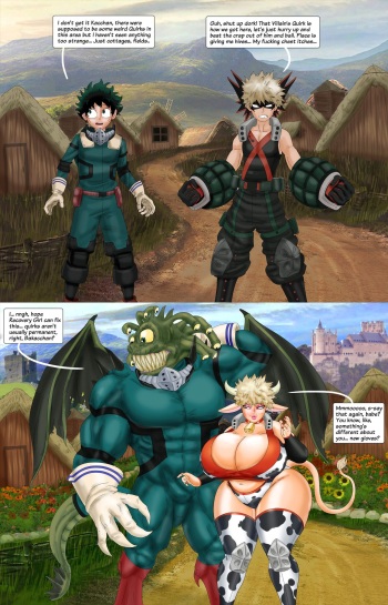 [saturnxart] Deku and Baku-Moo cover