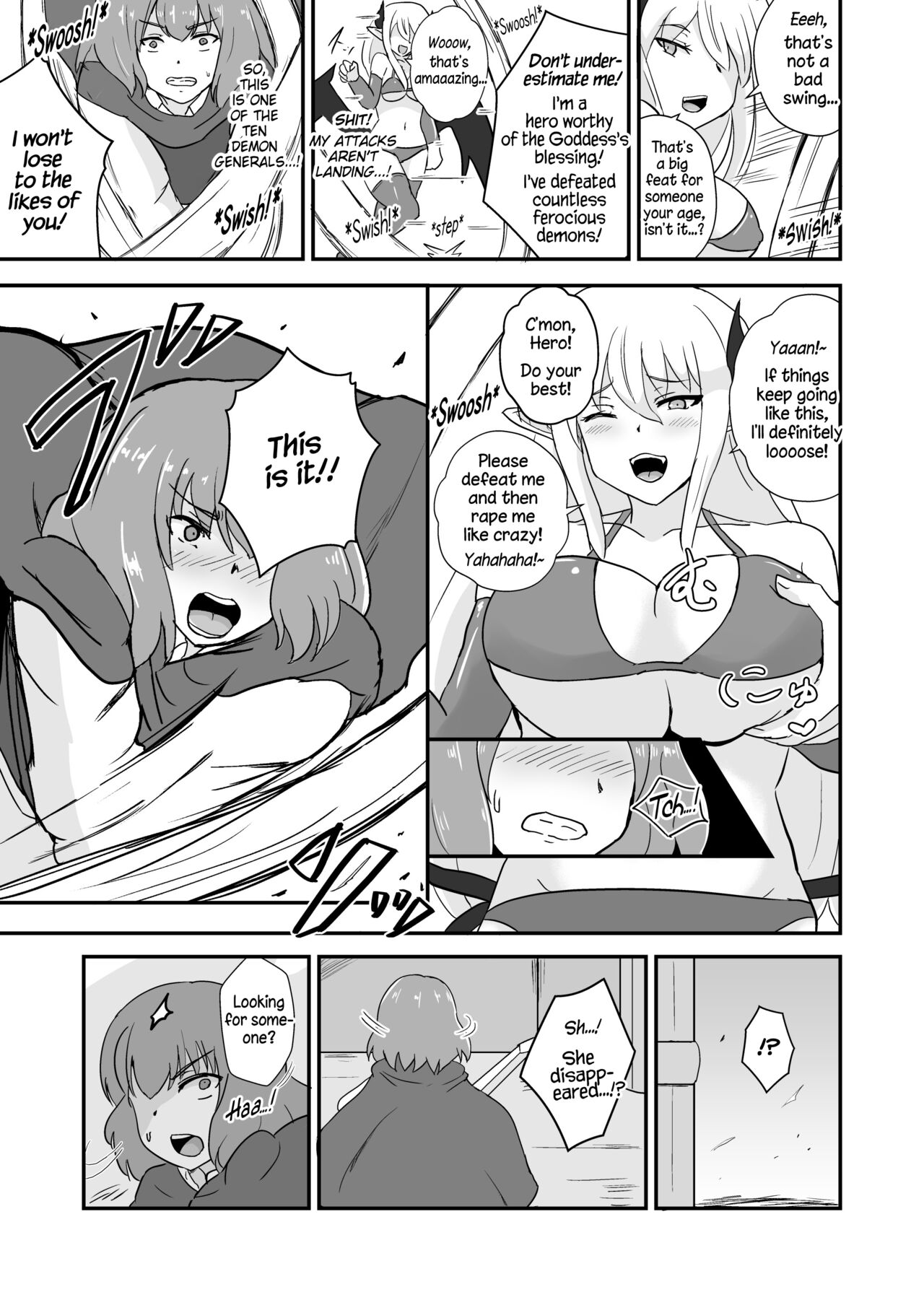 Yuusha, Mazoku no Onee-san ni Haiboku su. |  The Hero is Defeated by a Succubus Oneesan. page 6 full