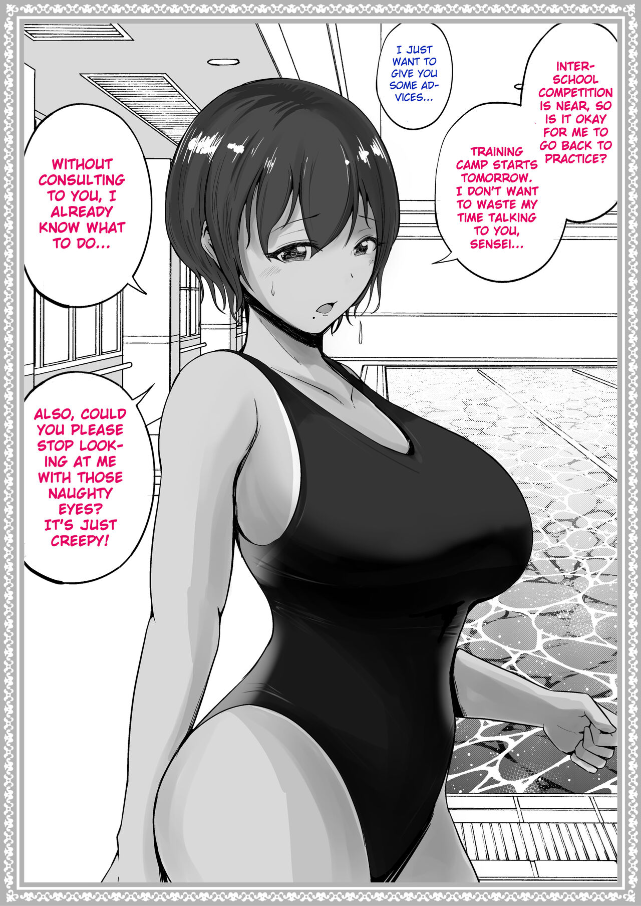 Suiei no Jugyou Koutoubu 3-nen Kawade Erina | Swimming Club 3rd year High School Student, Kawade Erina page 4 full