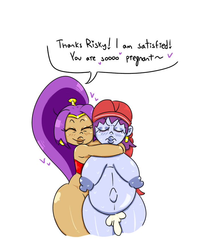 Shantae Can't Stop Thinking About Risky! page 12 full