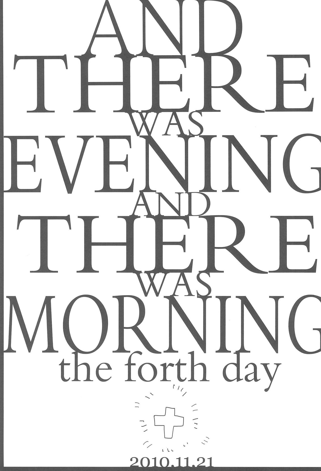 ANDTHERE WAS EVENING AND THERE WAS MORNING The forth day page 5 full