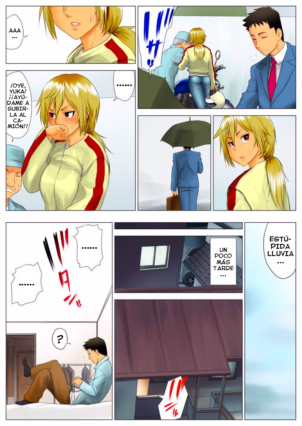 Yuuka -Tonari no Kinpatsu Musume ga Jitsu wa Otome datta Hanashi- | Yuka - Mi Peligrosa Vecina Rubia, en Realidad era Virgen page 12 full