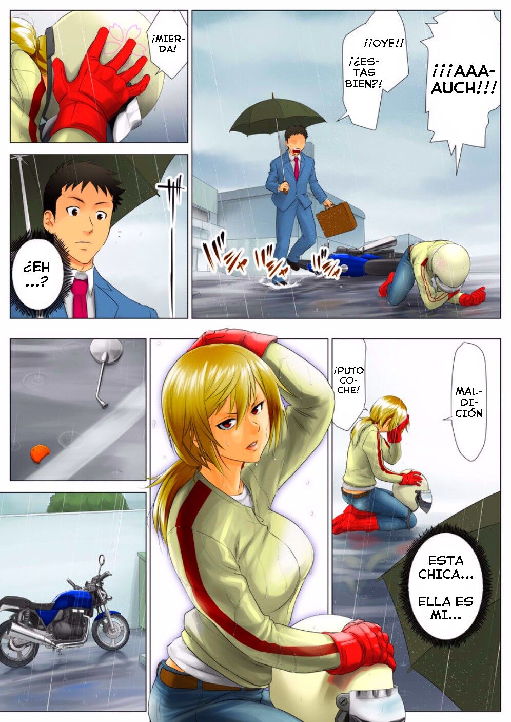 Yuuka -Tonari no Kinpatsu Musume ga Jitsu wa Otome datta Hanashi- | Yuka - Mi Peligrosa Vecina Rubia, en Realidad era Virgen page 9 full