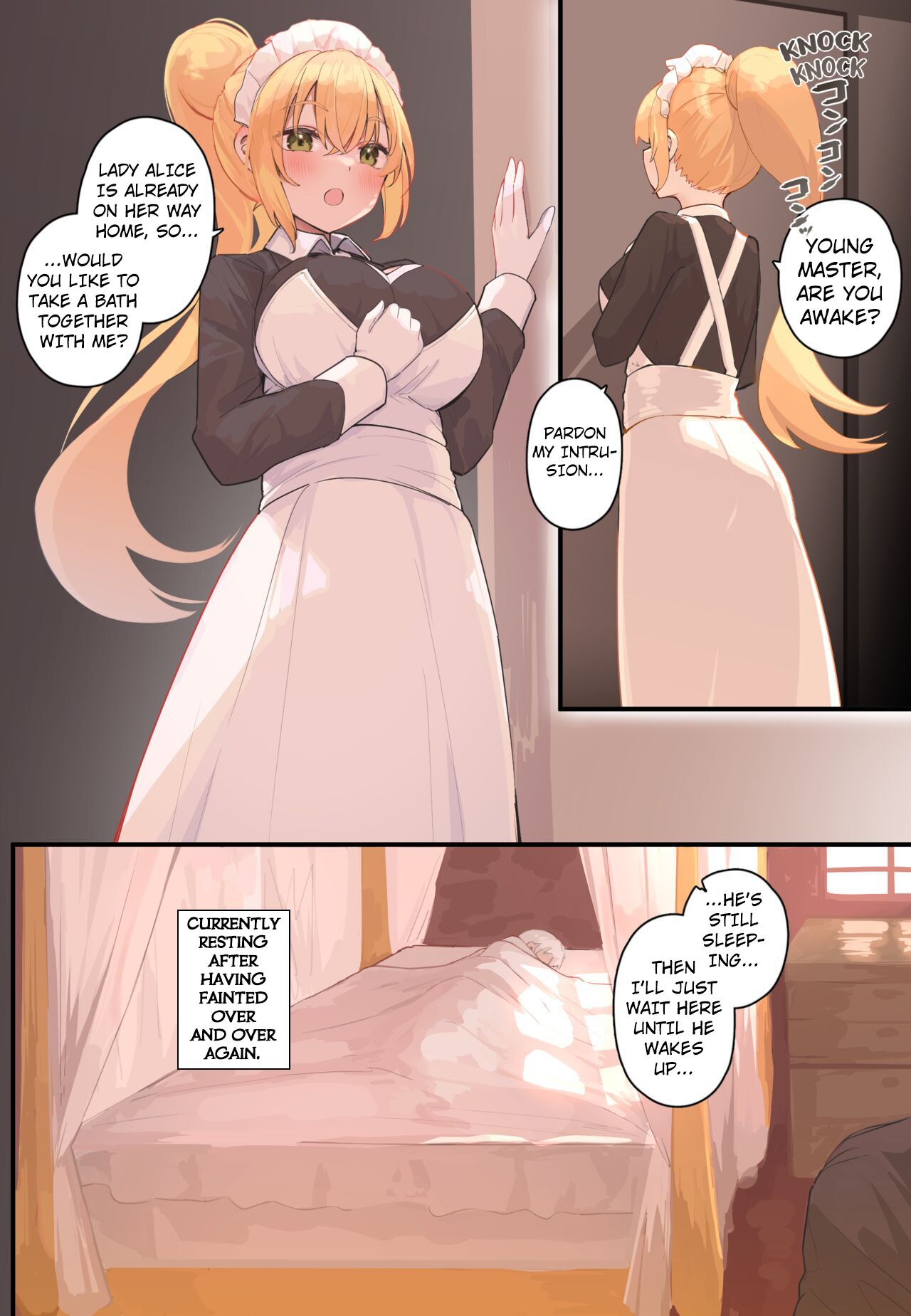 Onara Manga - Maid to Bocchama Part 2 page 12 full