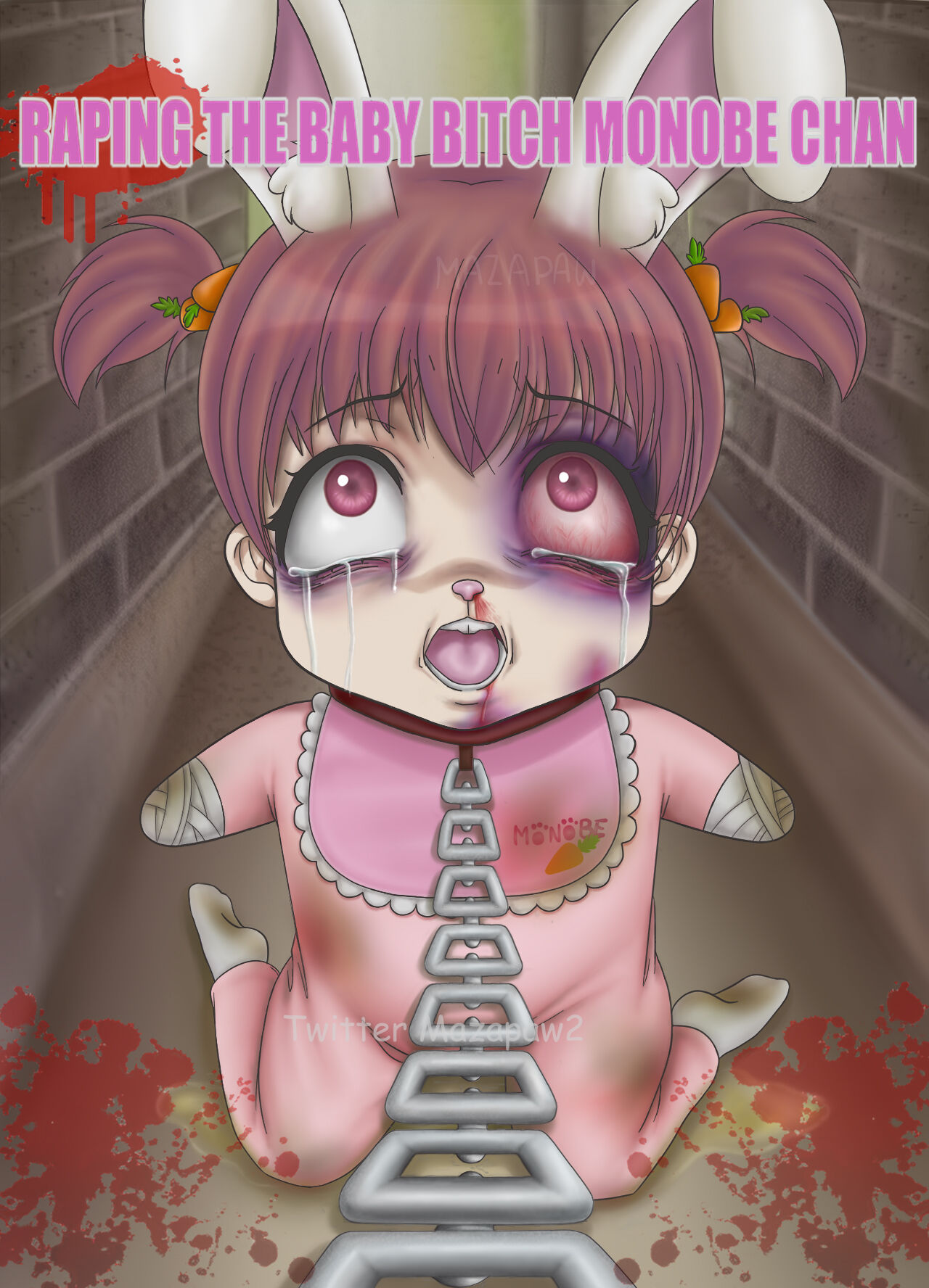 R*ping of the B*by Bitch Monobe-chan page 1 full