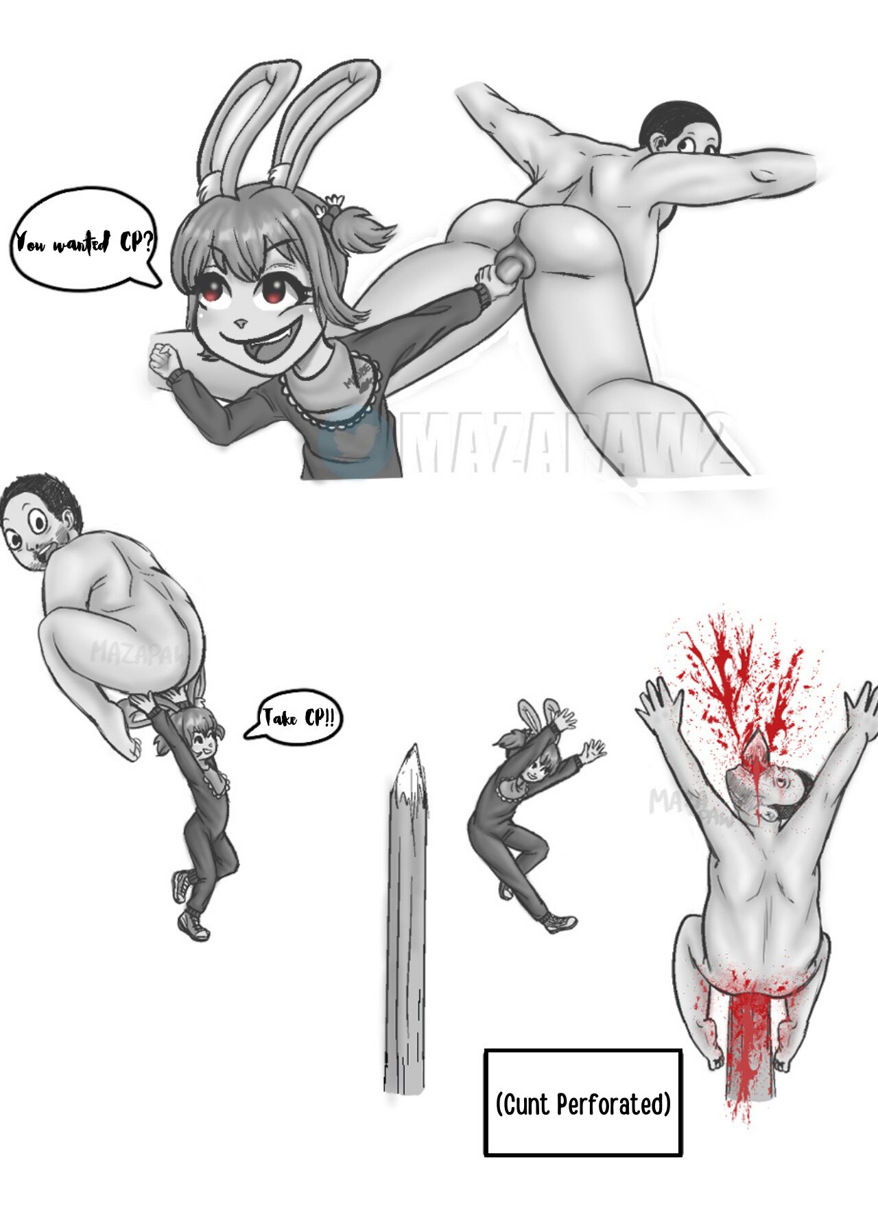 R*ping of the B*by Bitch Monobe-chan page 9 full