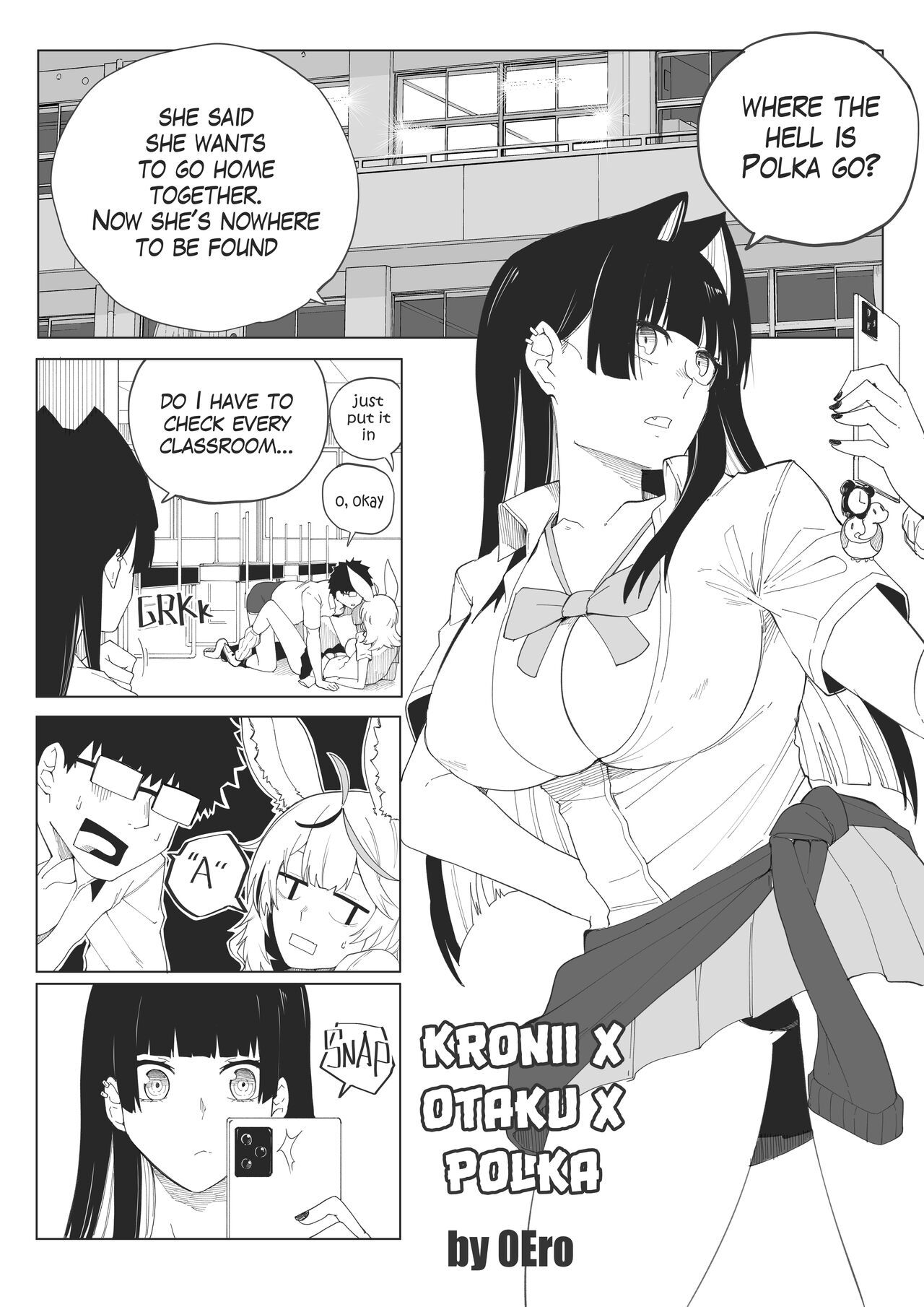 Kronii x Otaku x Polka page 1 full