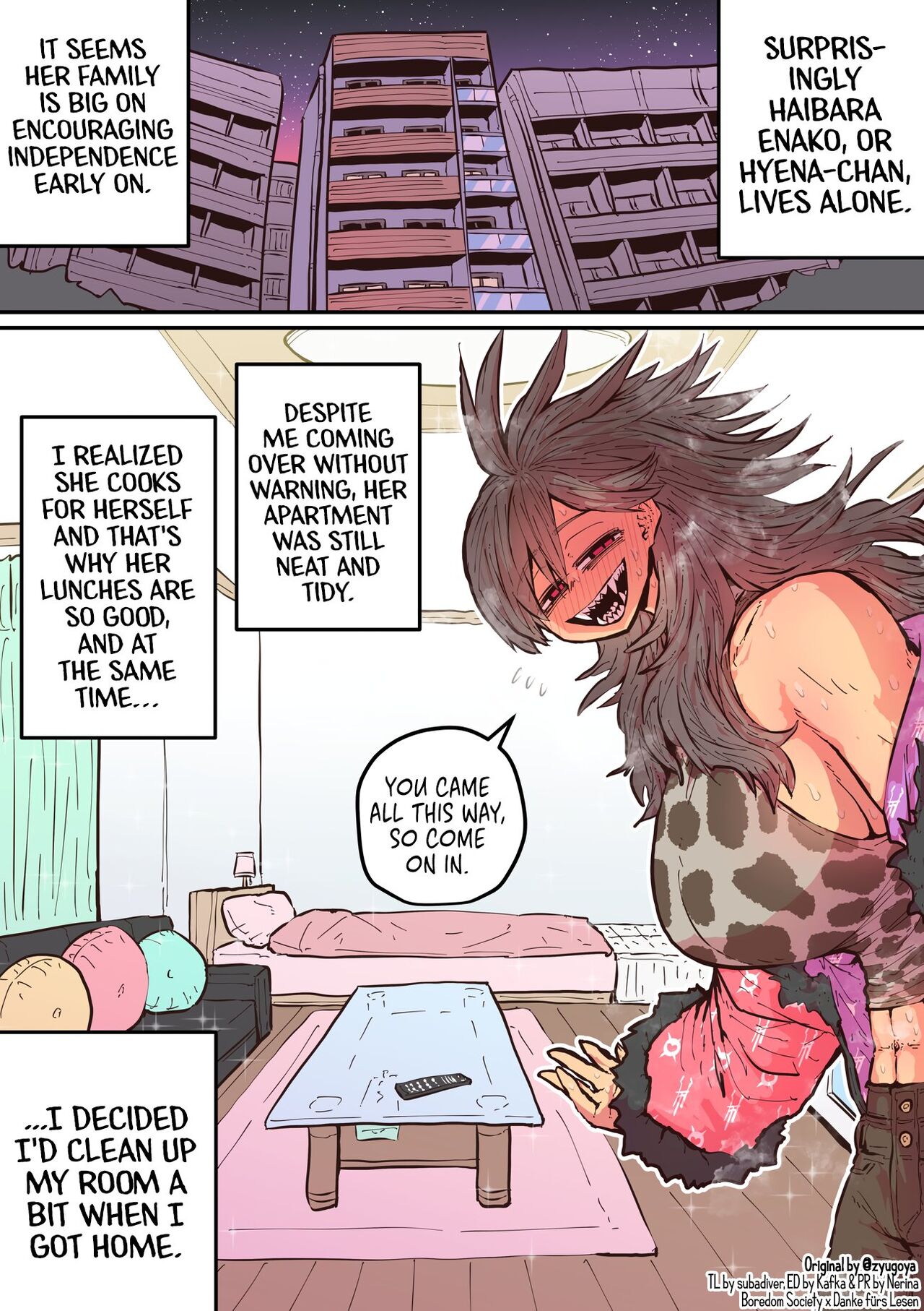 Being Targeted by Hyena-chan page 12 full