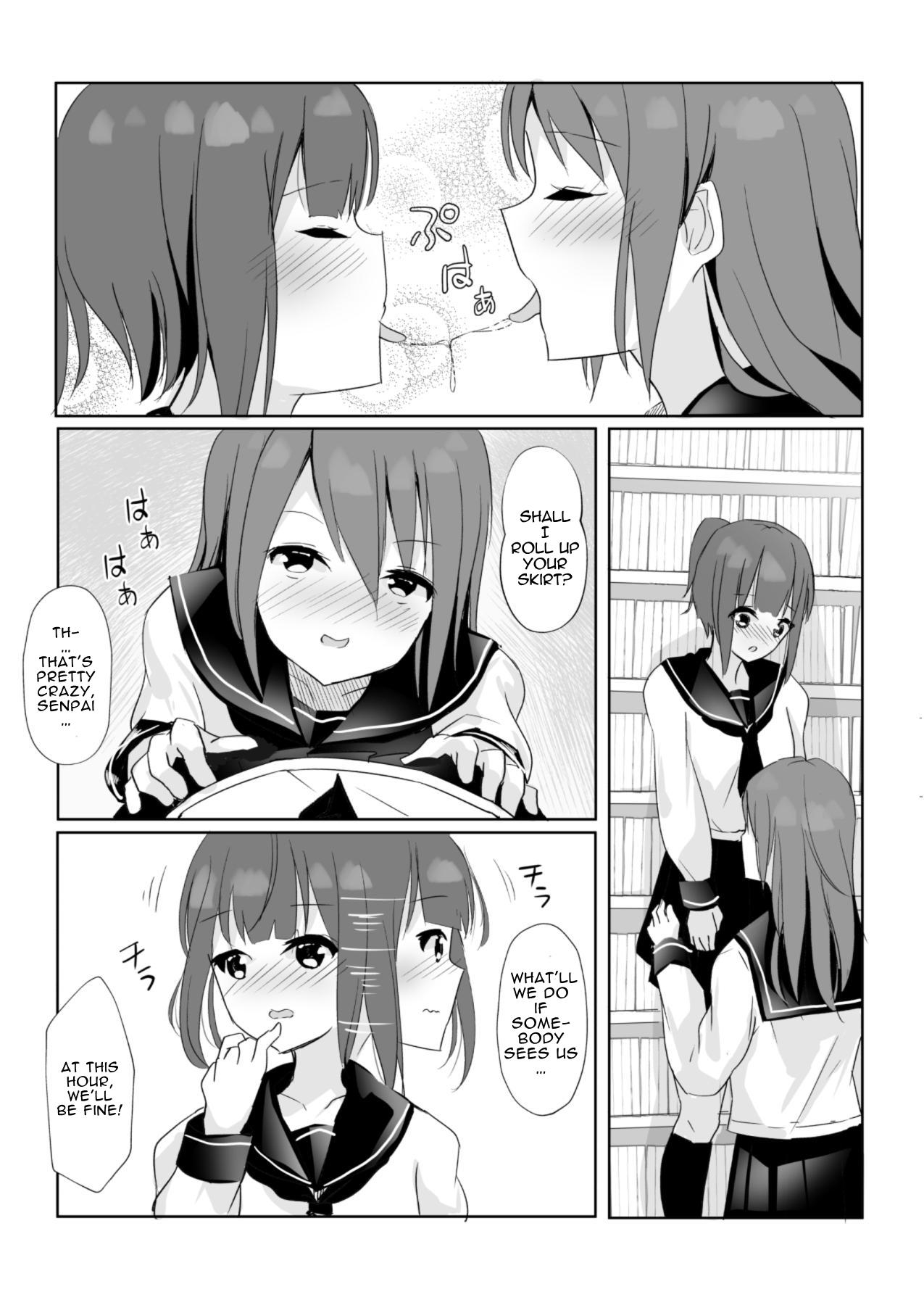 Senpai ni Yuri Ecchi Oshie Komare mashita... | Lesbian Sex Ed From My Senpai... page 11 full