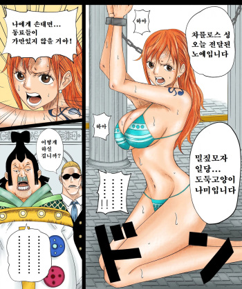 [Azlight] Nami-san Manga | 나미가 천룡인에 납치된 만화 (One Piece) [Korean] cover