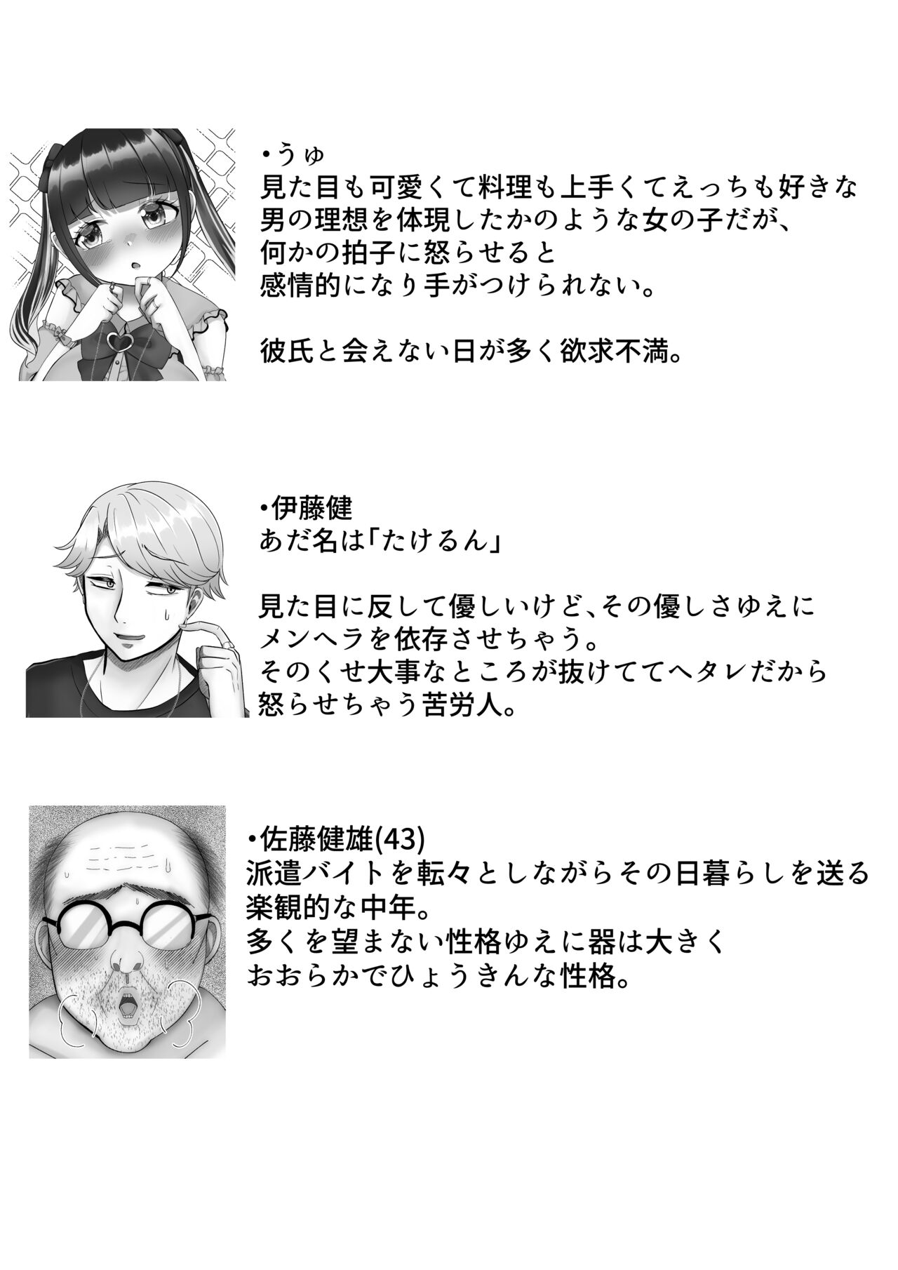 Kareshi-kun ga Ecchi Shite Kurenai kara, Oji-san no Onaho ni Narimashita page 3 full