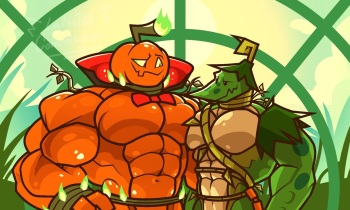 [LaNoPoli] Jack O' Lantern + Lima-Pleurodon (Plants vs. Zombies) cover