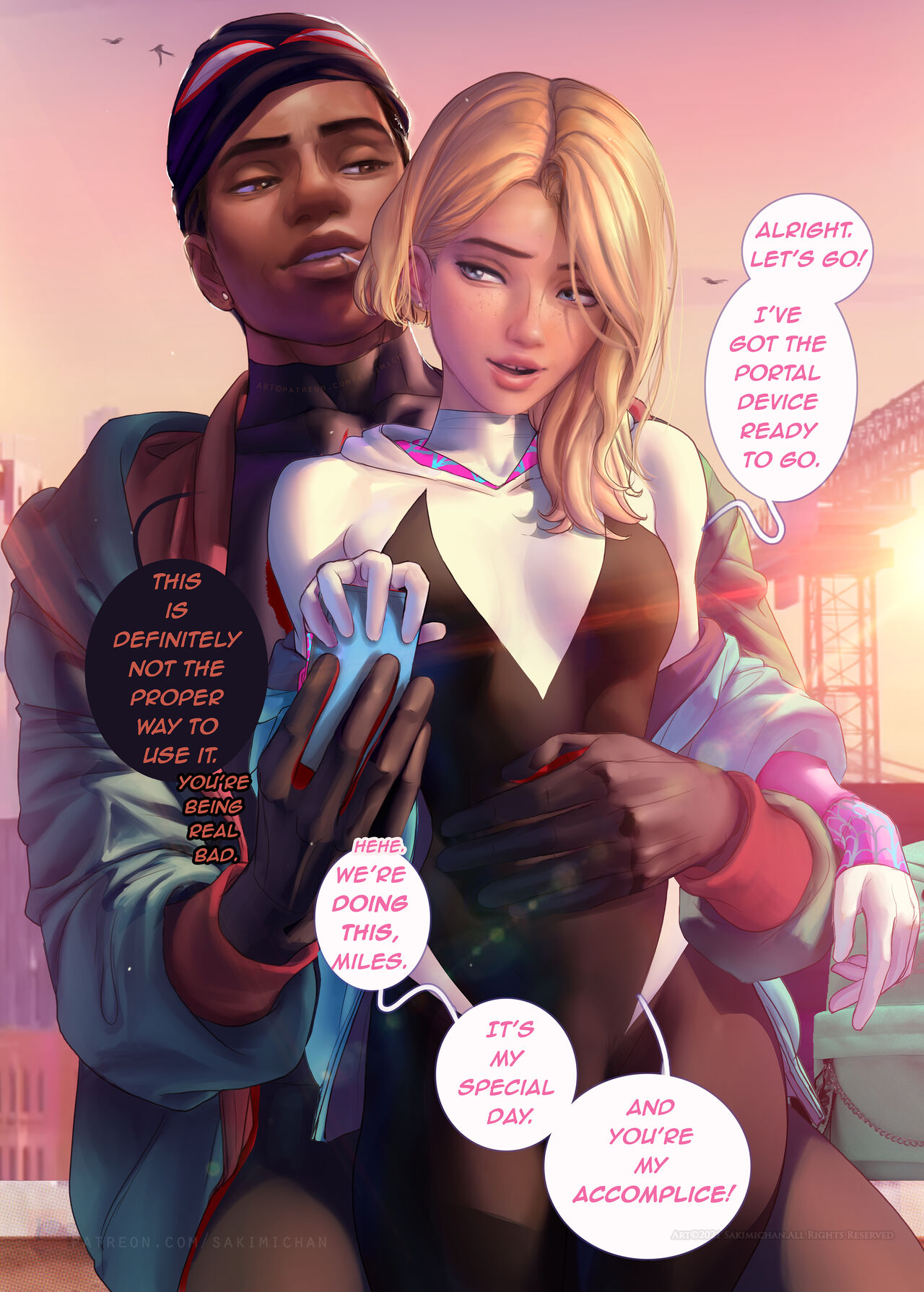 Spidey-Couple Futa page 6 full
