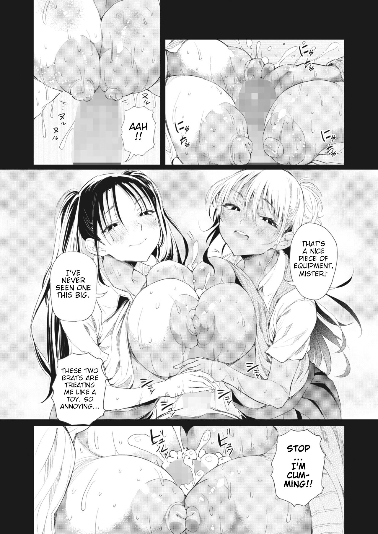 Totte Torarete Shirokuro Gal Shimai | They Caught My Crime On Camera Black And White Gyaru Sisters page 12 full