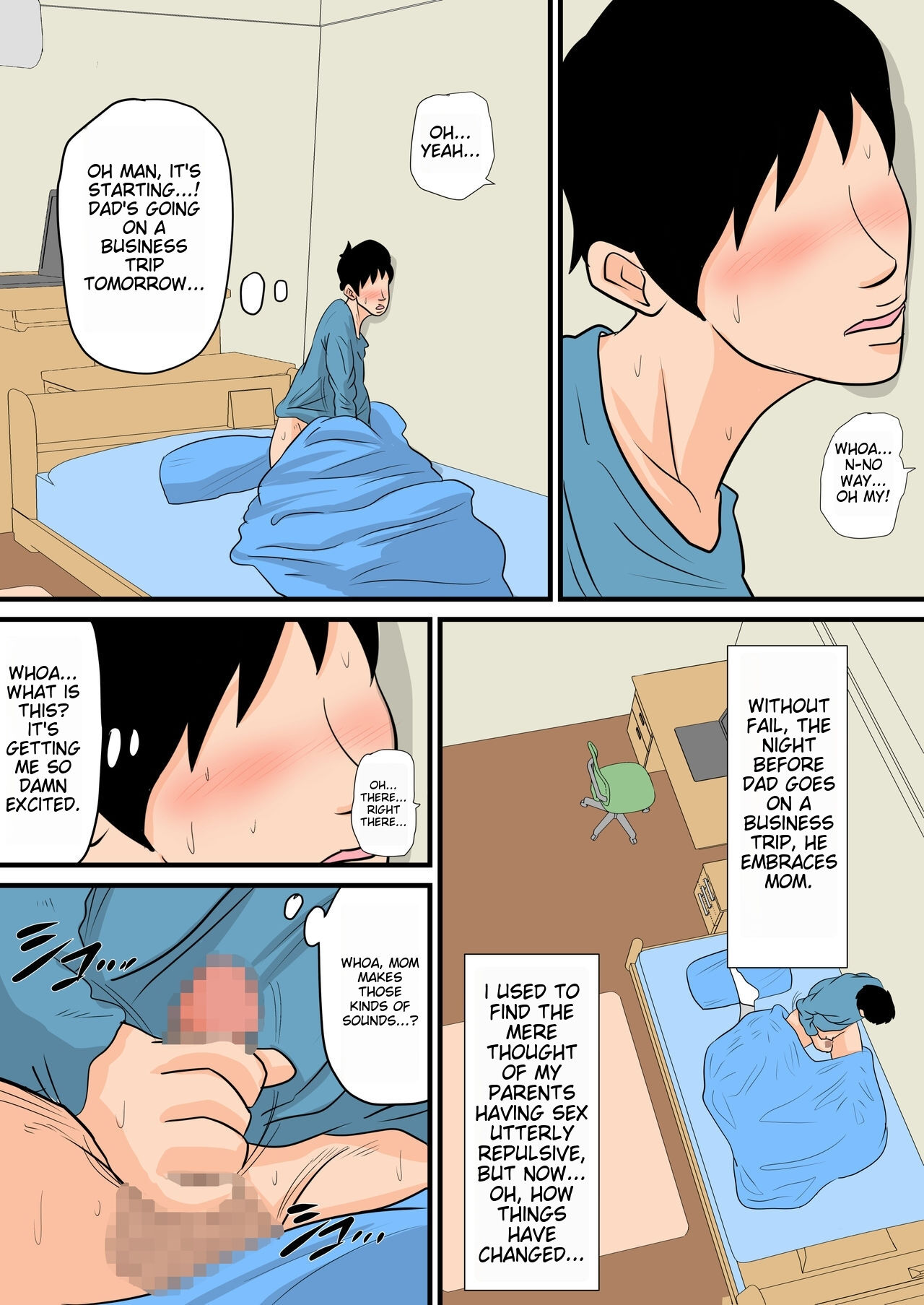 Nemutta Okaa-san o Yaritai Houdai! ~Gaman dekinai Renzoku Nakadashi Hen~ | Do whatever you want to your sleeping mother page 11 full