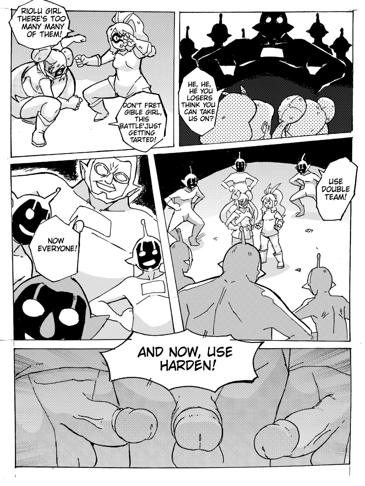 Riolu Girl & Gible Girl: Pound Town page 4 full