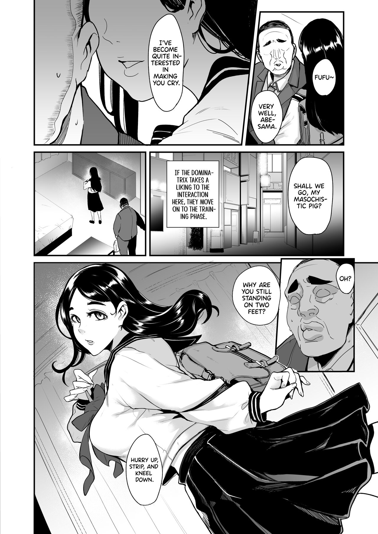 Mazo Katsu -Apuri de Joō-sama o Sagashite Chōkyō Sareru Mazo Otoko-tachi- | Masochistic Life -Masochistic Men searching for and being trained by Dominatrix through an App- page 5 full