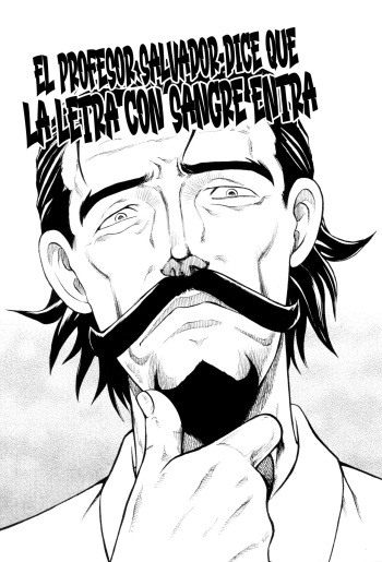 [Uziga Waita] El Profesor Salvador Dice Que La Letra Con Sangre Entra (Chishigoyomi) [Spanish] [Horchata Scans] cover