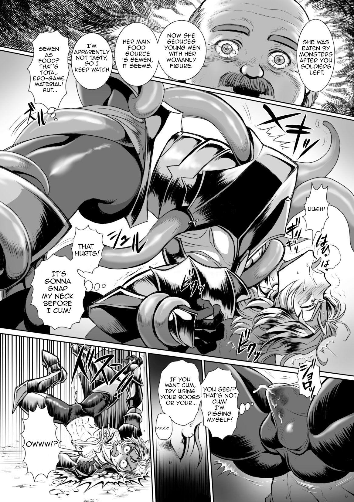 Possessed Knight Stallion: Forced to Climax by a Creeper! Ch. 2 page 12 full