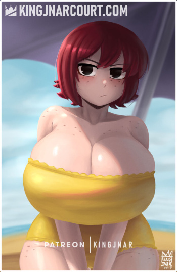 [KingJNar] Beach fun with Kim (Scott Pilgrim) cover