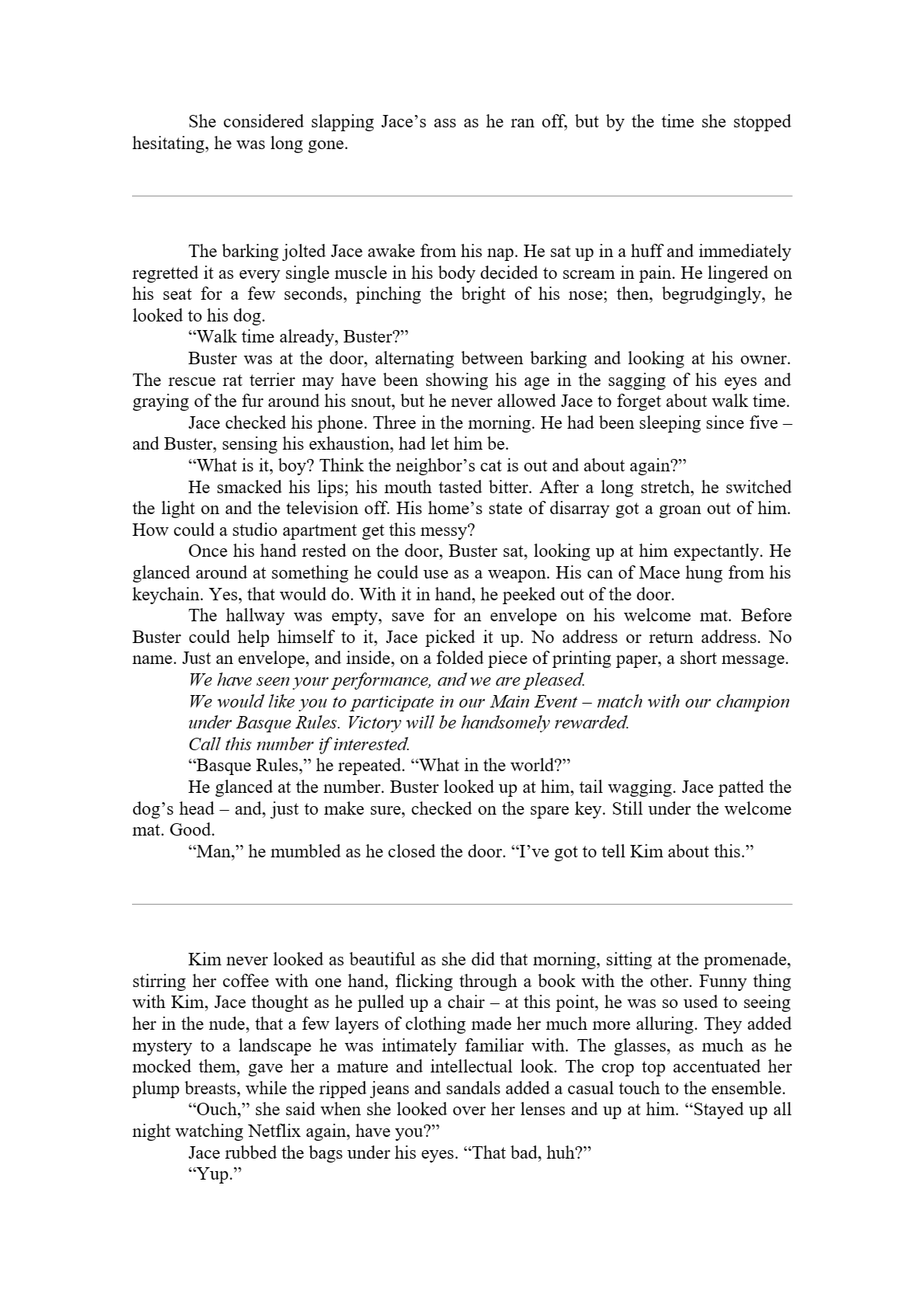Playing for Keeps page 6 full