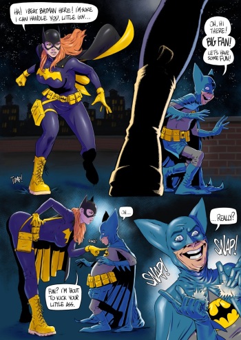[FenrisComix] Bat Girl vs Bat Mite (Batman) cover