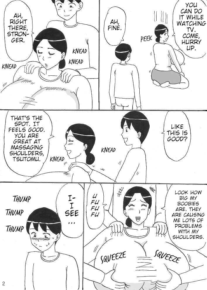 Mama ni Oppai Massage page 2 full
