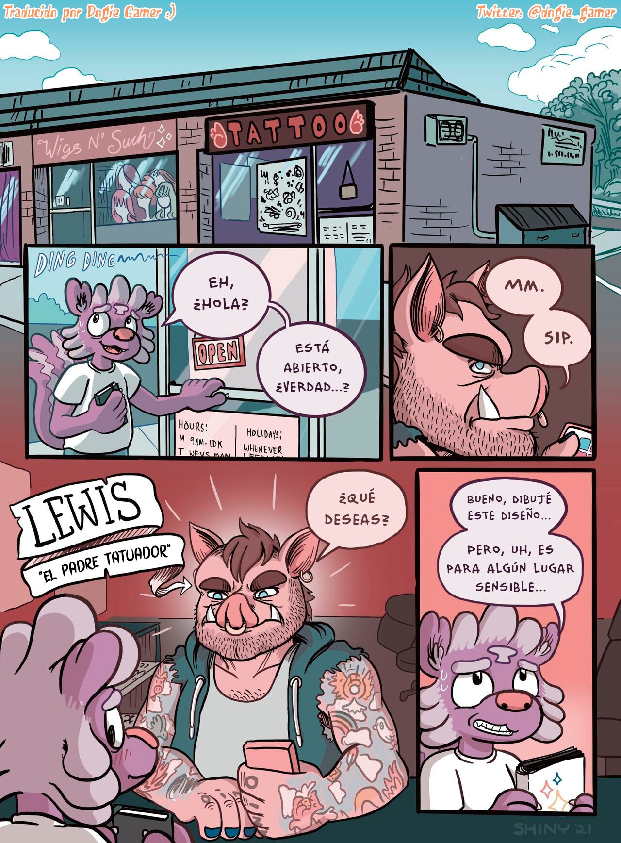 Shiny Gets Inked page 1 full