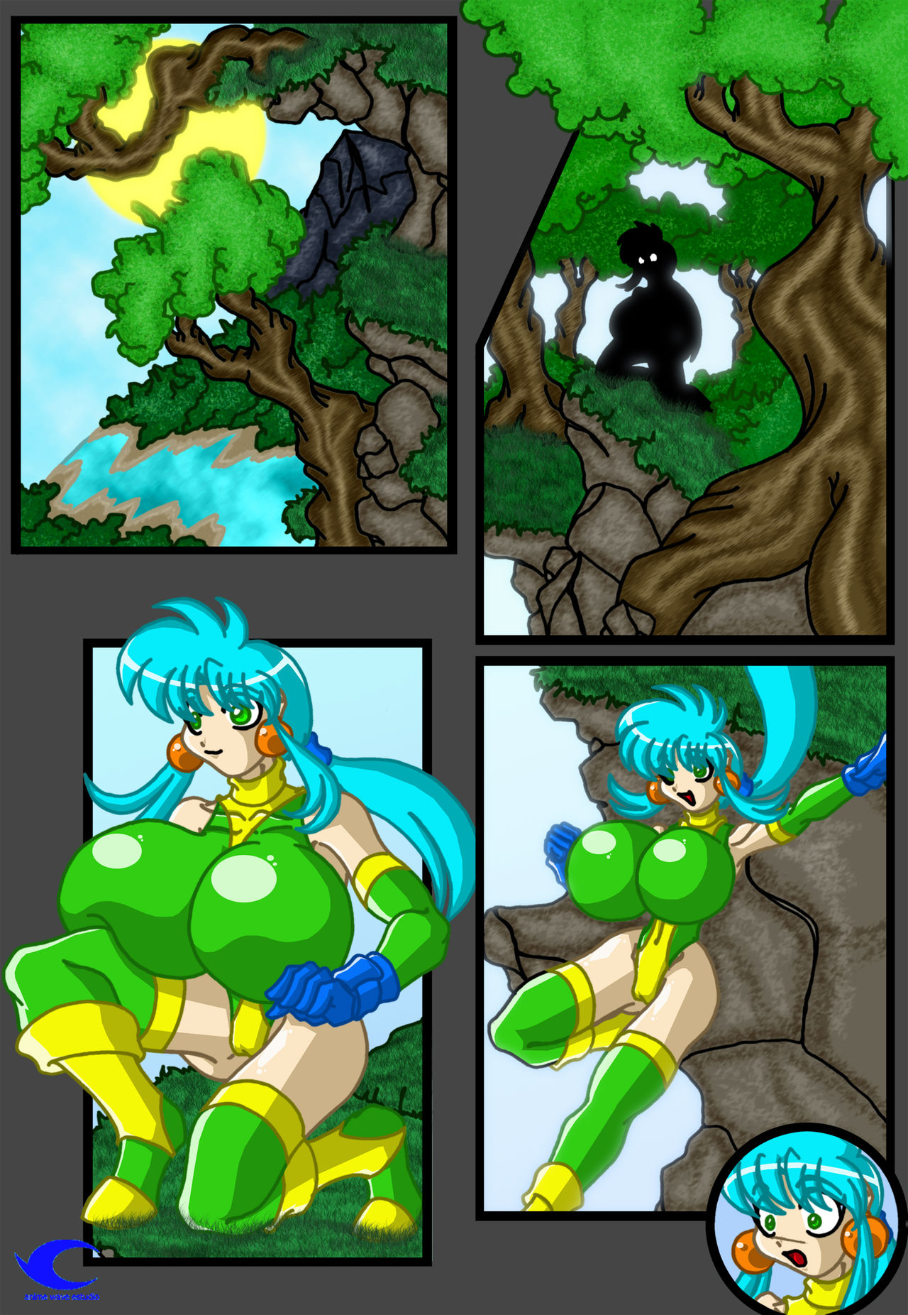 Elastic Elf Girl Hunt page 1 full
