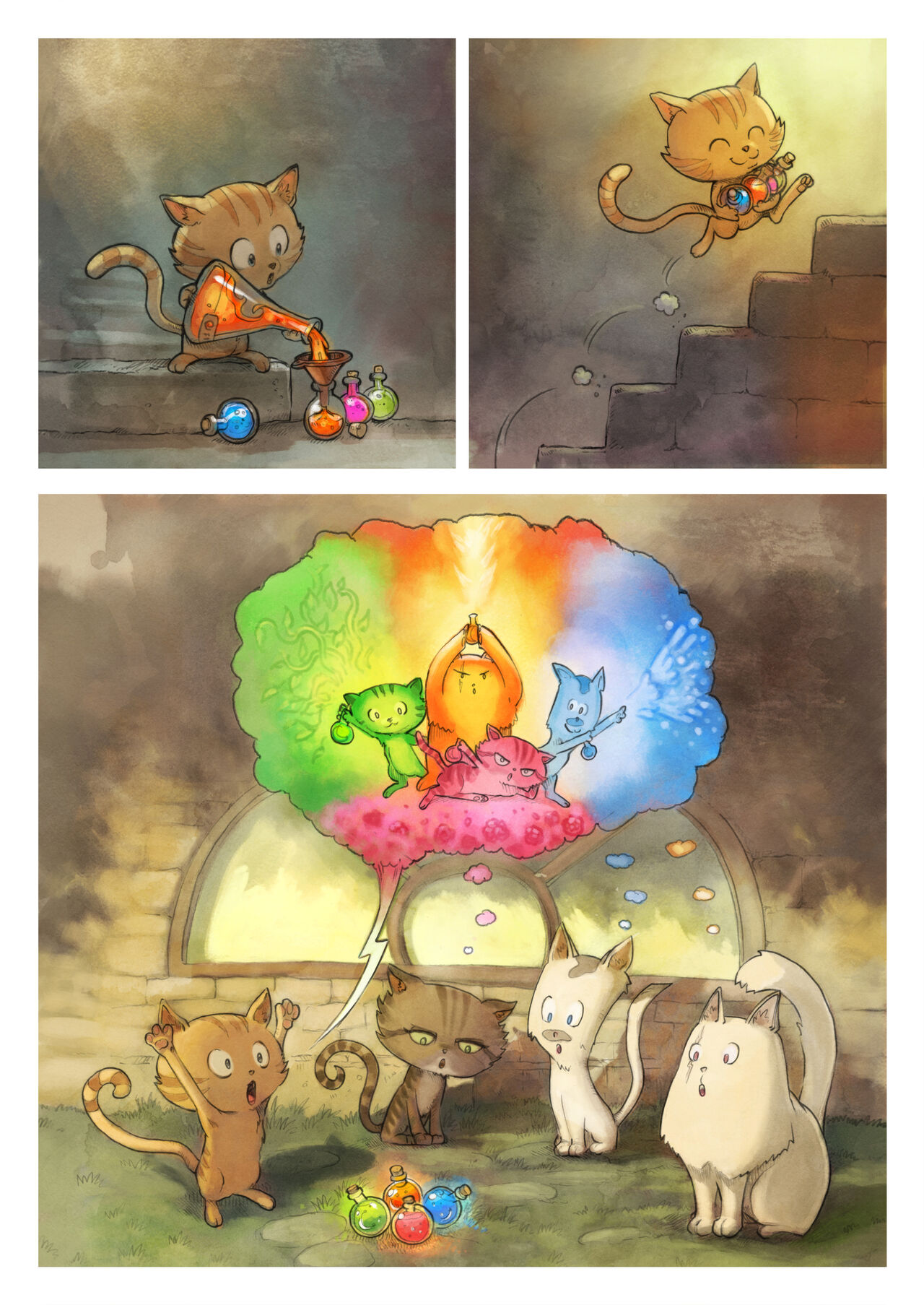 Pepper&Carrot Episode 2: Rainbow Potions page 3 full