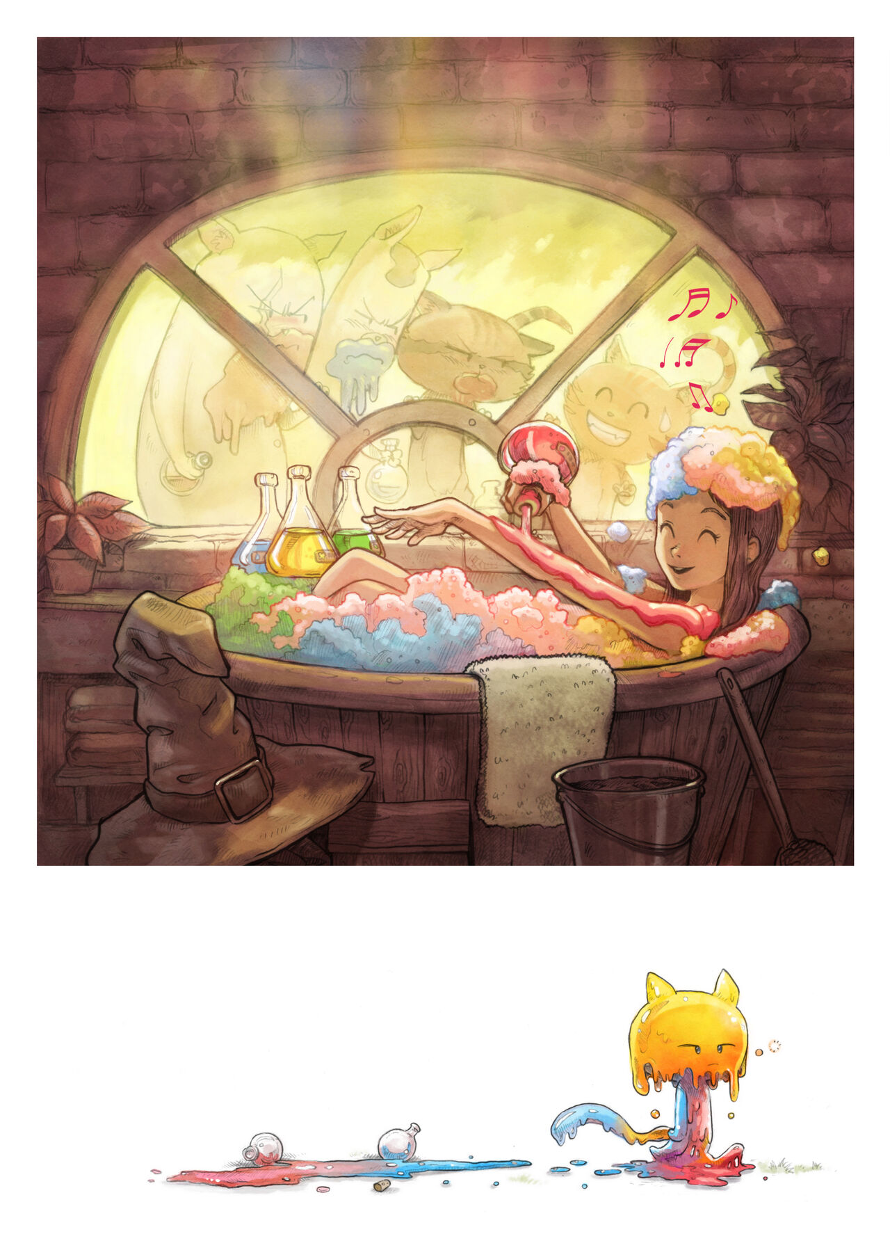 Pepper&Carrot Episode 2: Rainbow Potions page 5 full
