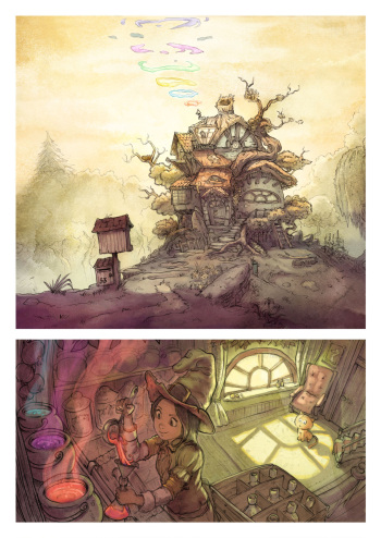 Pepper&Carrot Episode 2: Rainbow Potions (Textless) cover