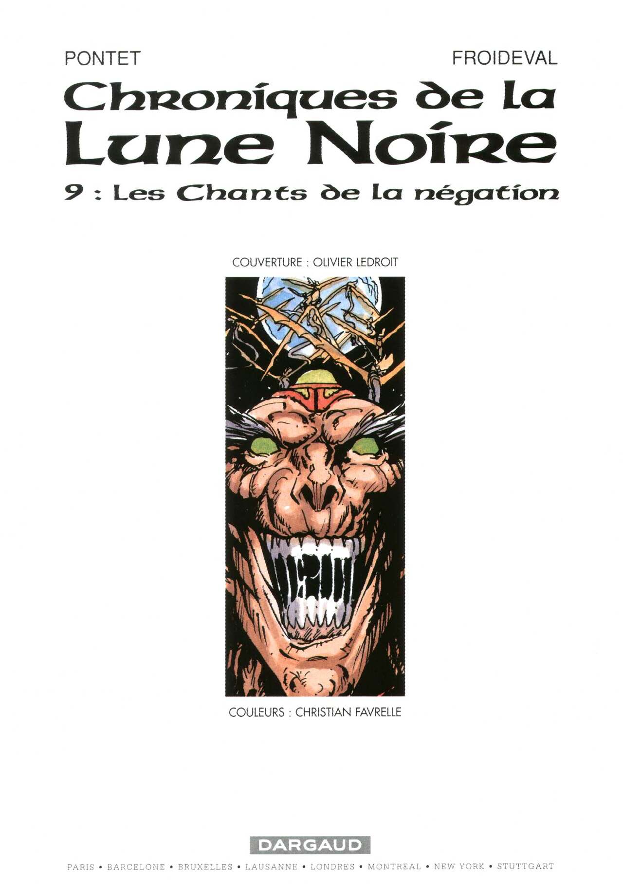 Chroniques De La Lune Noire - T9 - Les Chants De La Négation page 2 full