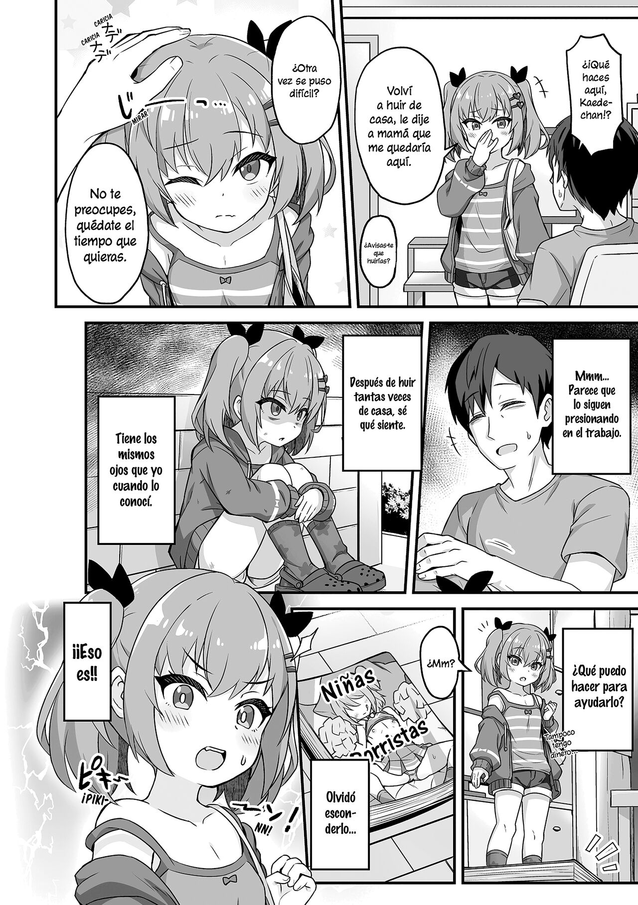 Namaiki Iede Shoujo no Kyouizon | Interdependencia sexual con una niña fugitiva page 2 full