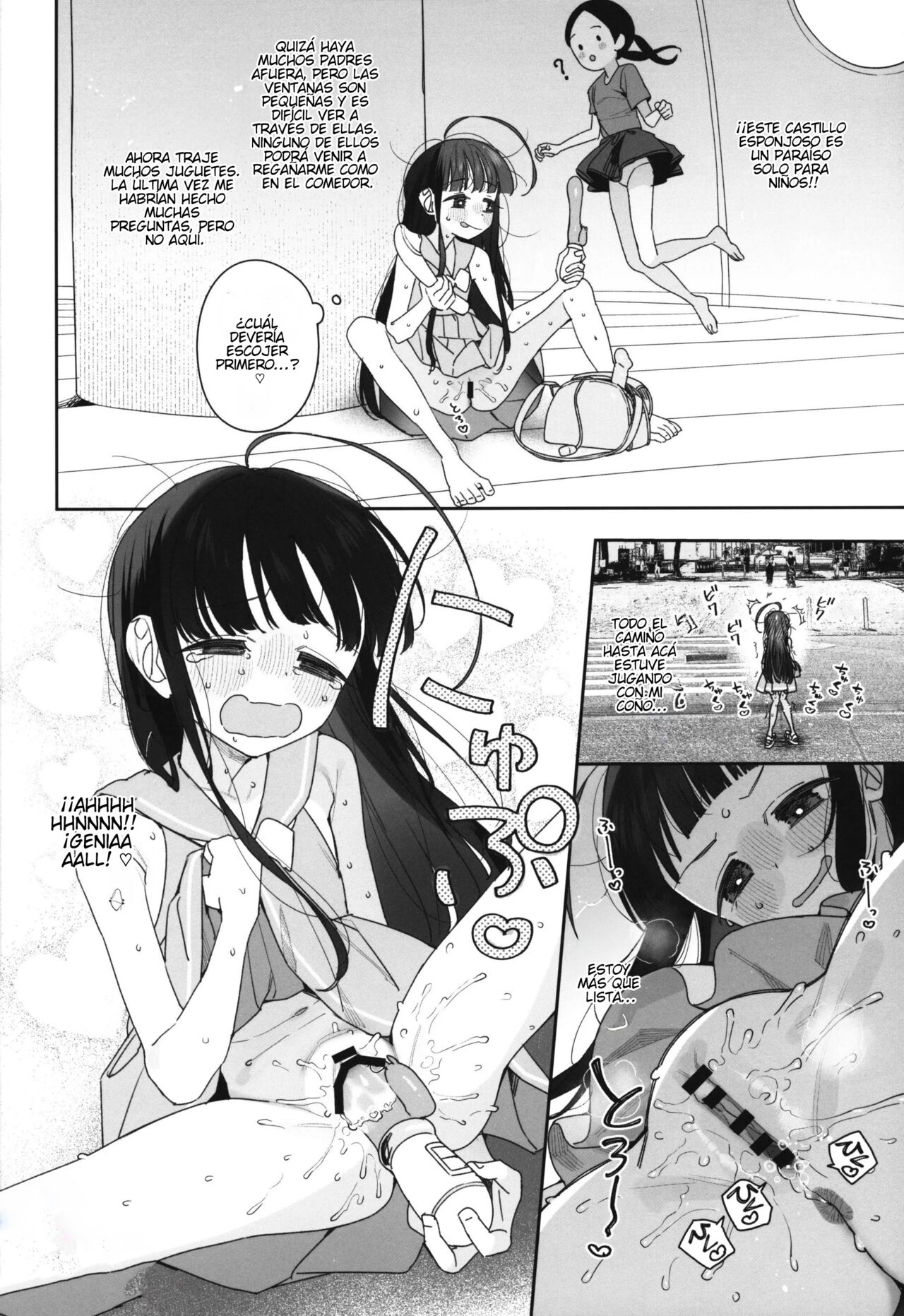 TS Loli Oji-san no Bouken Kanwa -Fuwafuwa Dome-hen- | Las aventuras del Viejo-Loli TS Versión Tranquila -Copula Esponjosa- page 9 full