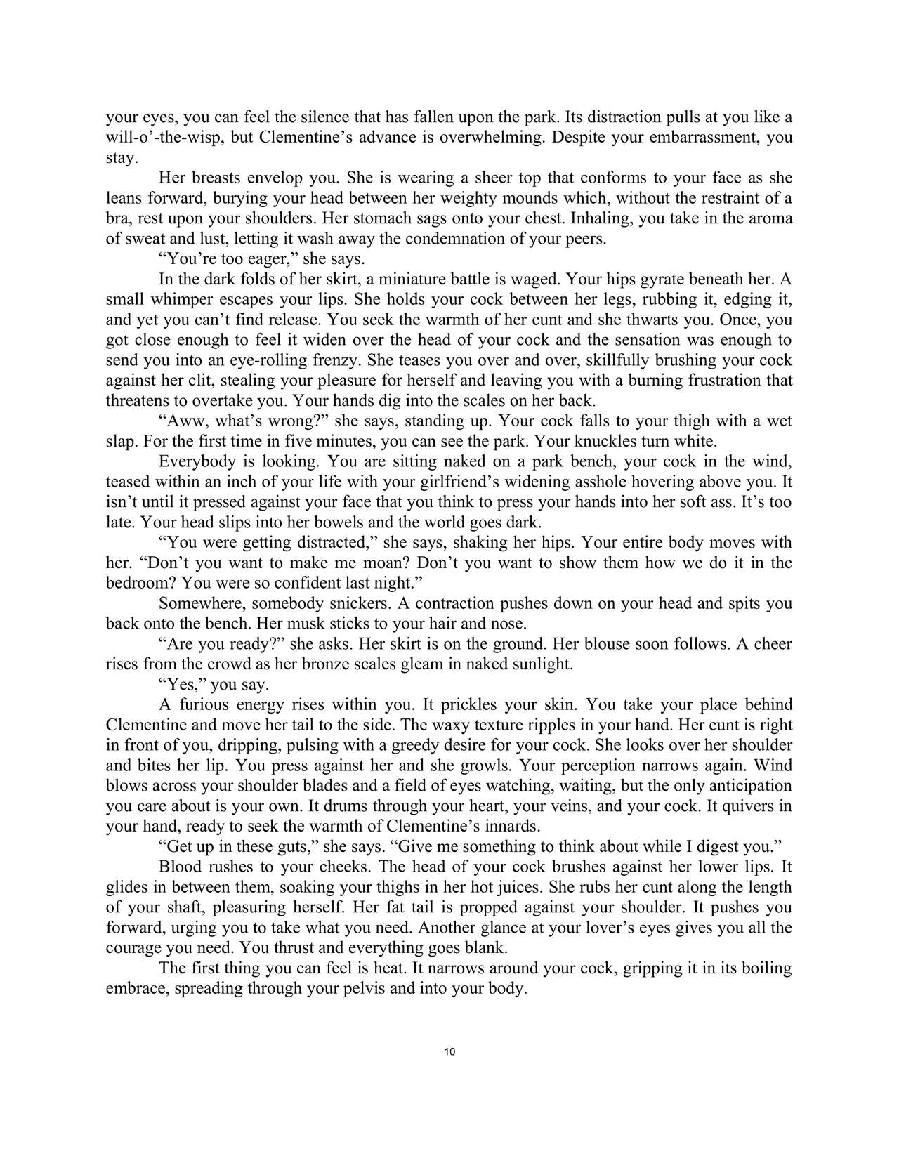 Monster Girl Vore page 10 full