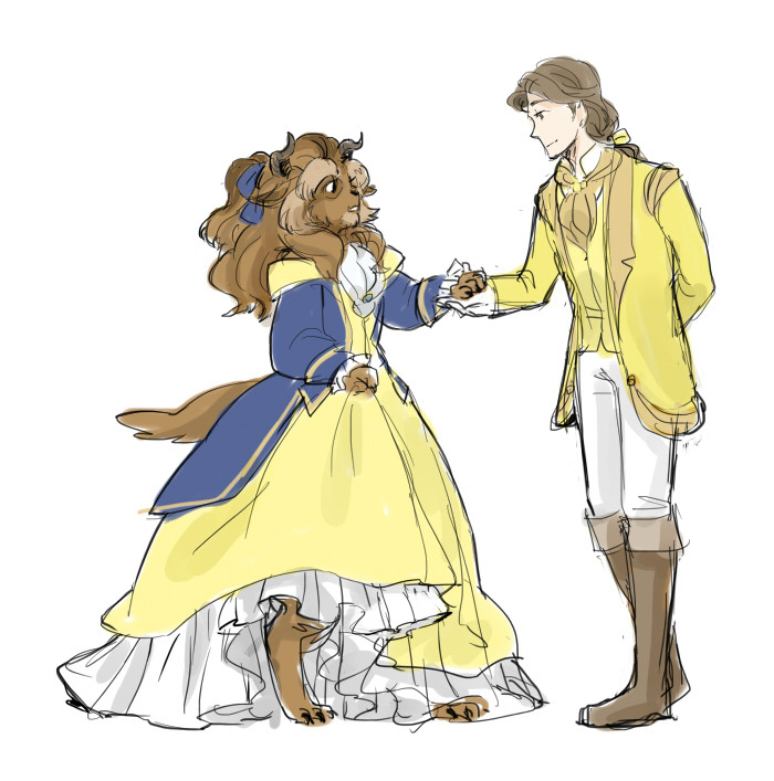 Loathly Lady / Genderswapped Beauty And The Beast page 1 full