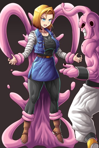 [Toothbrushking] Android 18 x Buu cover