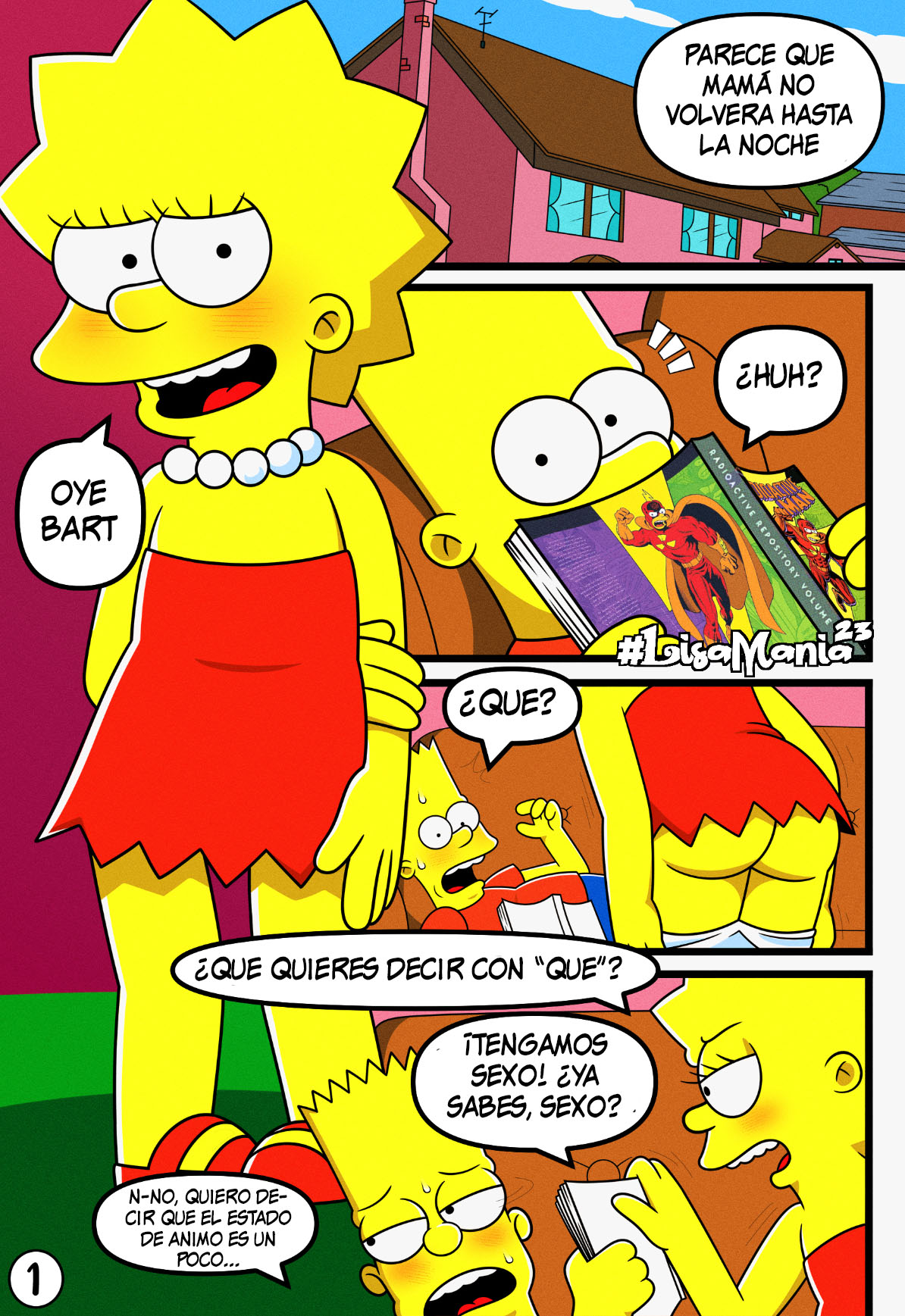 What a little sister. LisaMania 2023 page 3 full