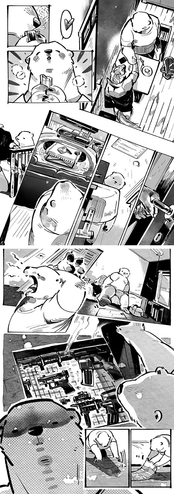 Wolf & Bear & Cafe // Fox & Tiger & Cup Noodles page 10 full
