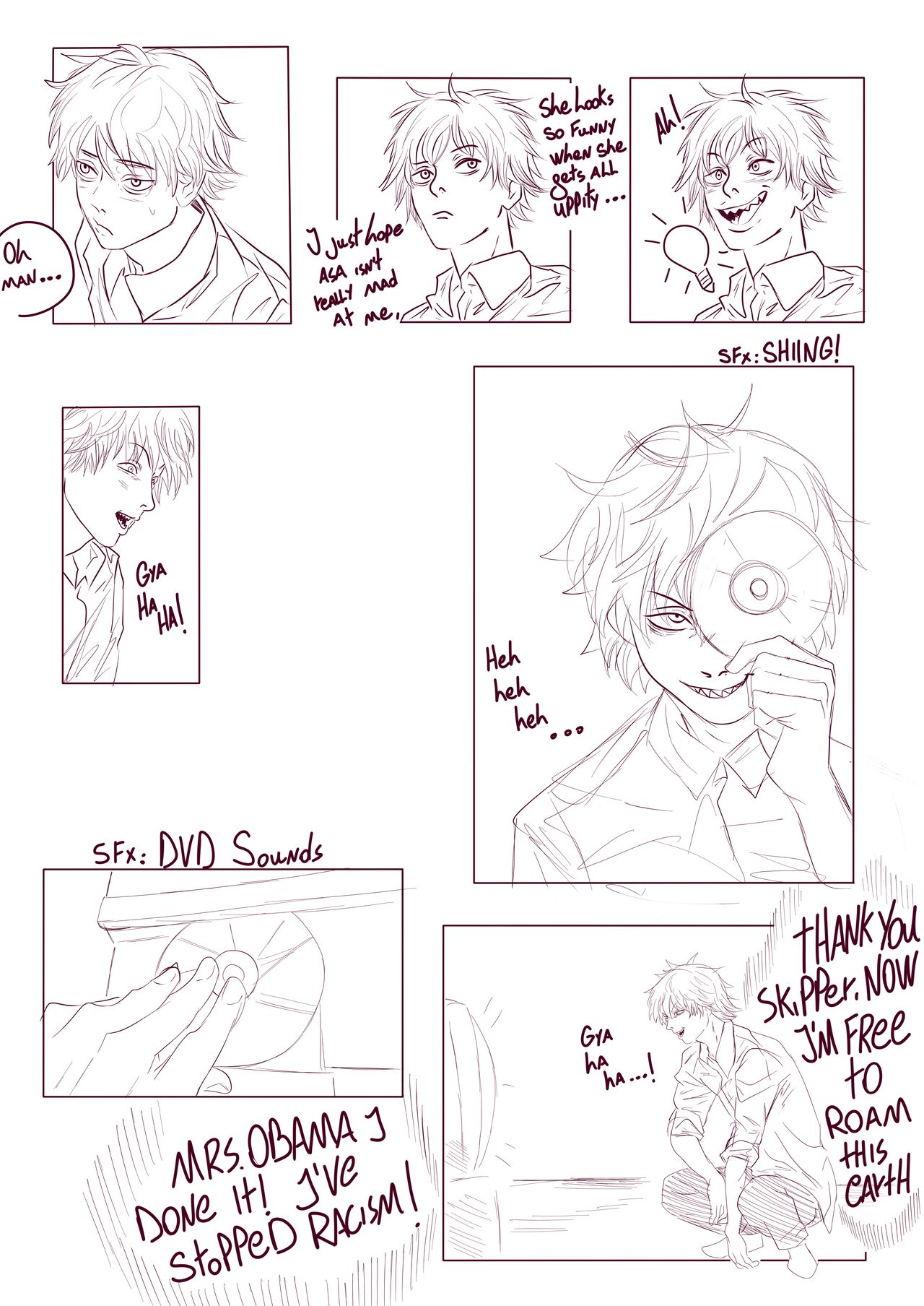 Chainsaw Man: Asa And Denji Kissing Under A Devil page 12 full