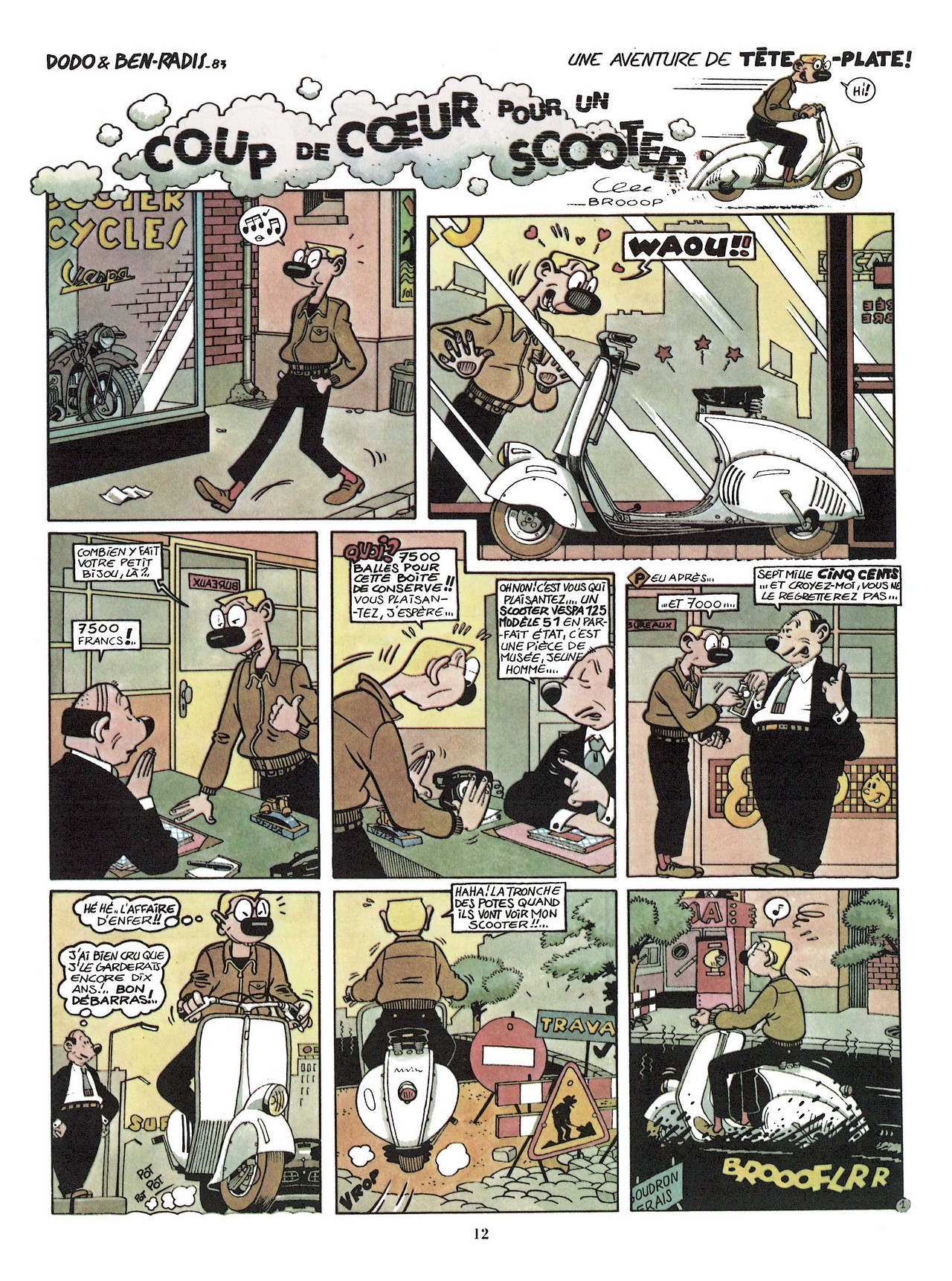 Rigolo ! 03 -  Scandale au Bol d'Or, le scooter rose triomphe ! page 12 full