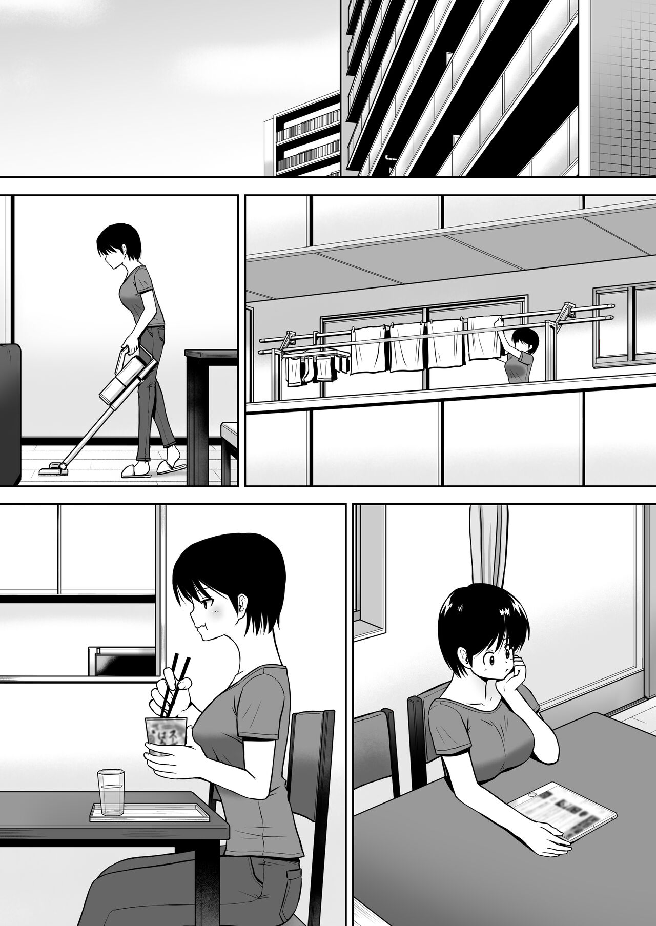 Seiyoku wo Moteamashita Hitozuma ga Tenkengyousha ni Nagusamerareta page 11 full