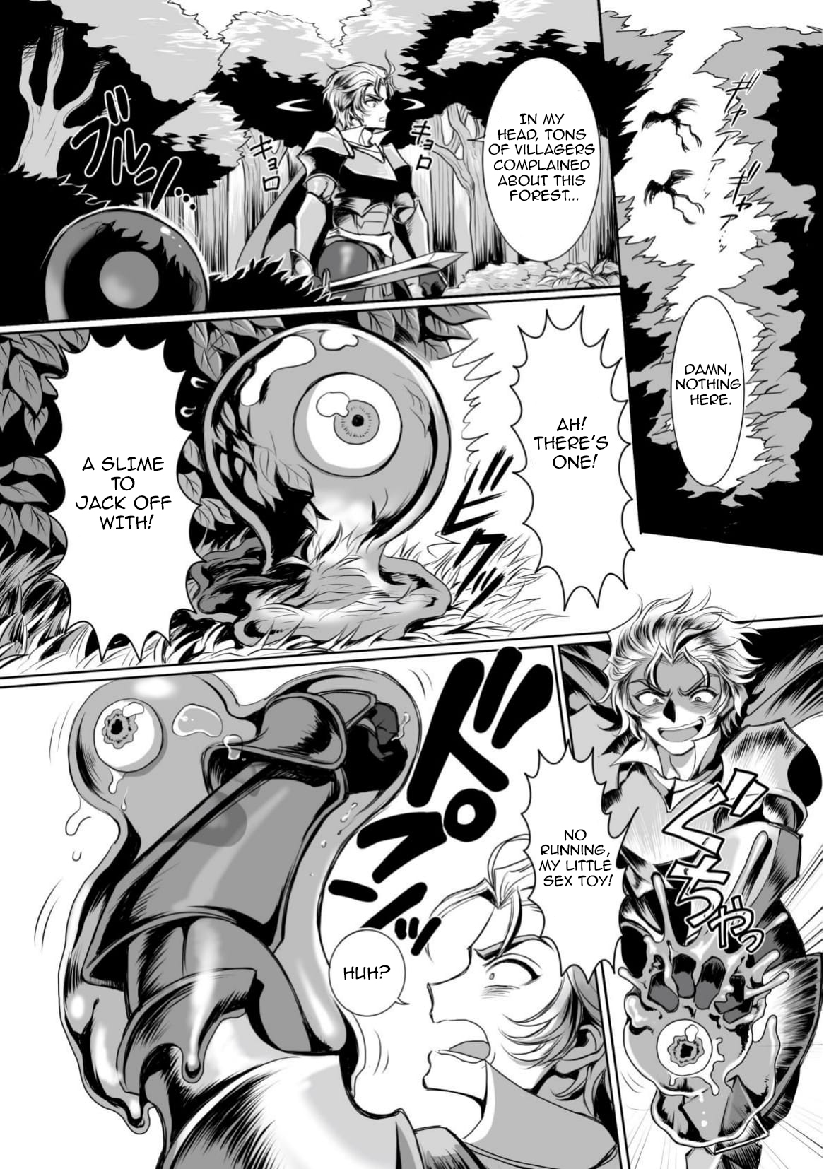 Possessed Knight Stallion: Forced to Climax by a Creeper! Ch. 1 page 11 full