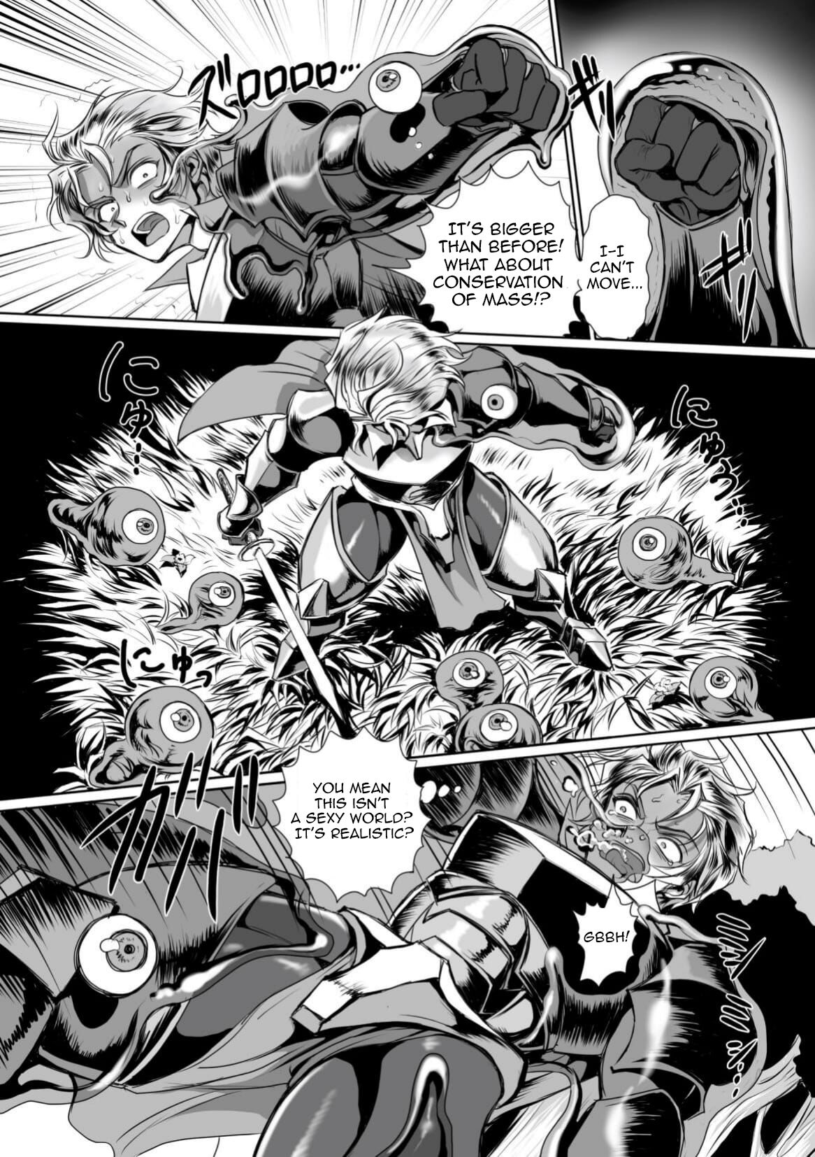 Possessed Knight Stallion: Forced to Climax by a Creeper! Ch. 1 page 12 full